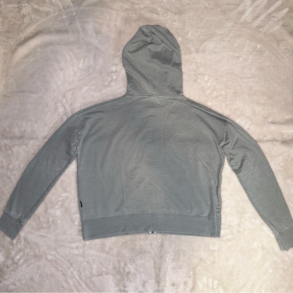 RVCA Sage Green Full Zip Up Hoodie Sweatshirt Size Small - Picture 8 of 16